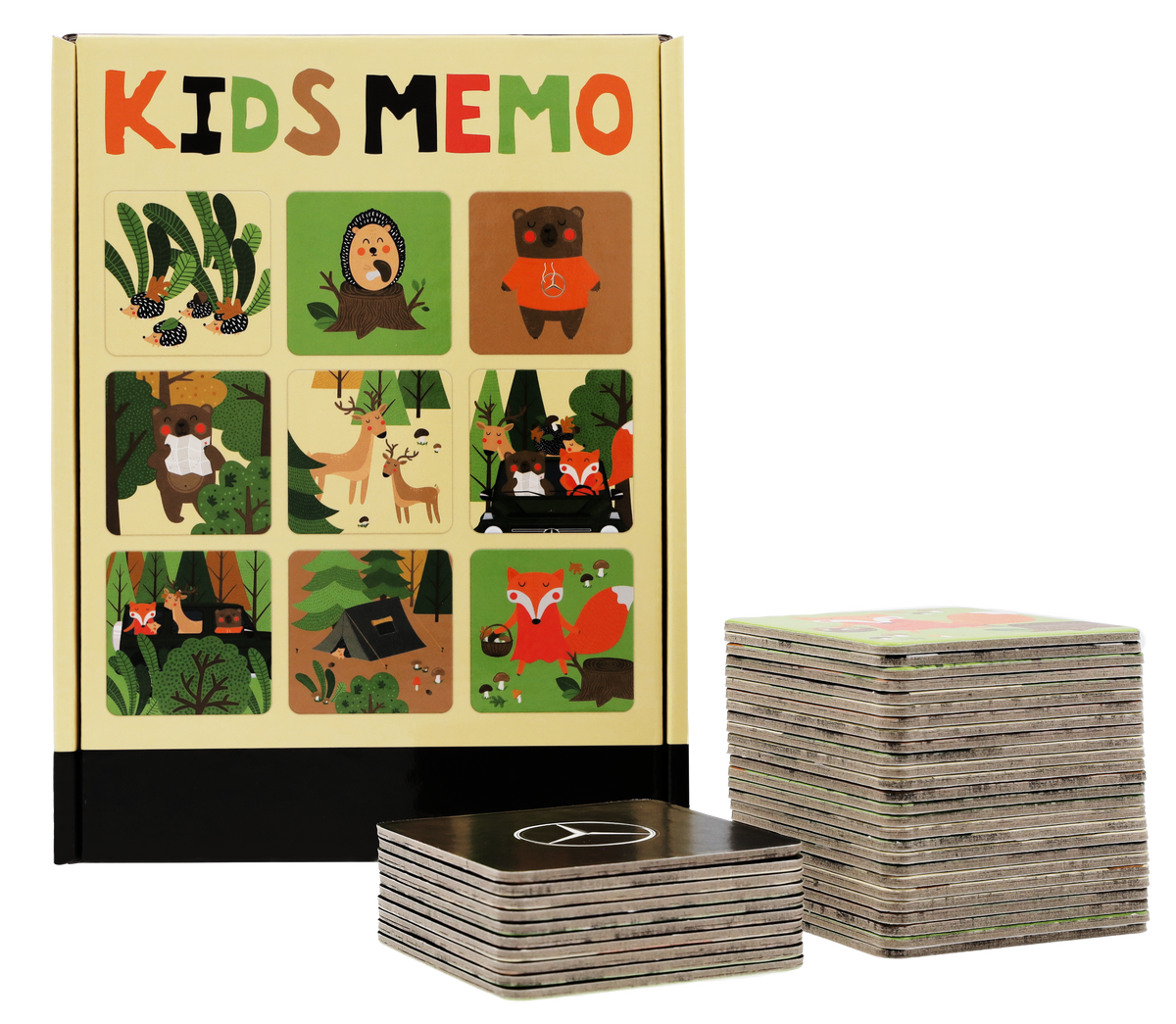 Jeu de mémoire pour enfants, Forêt
