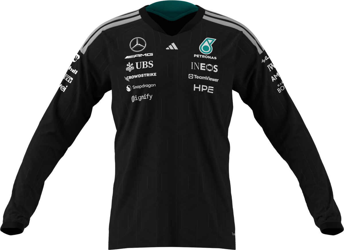 T-shirt à manches longues homme, Pilote, Mercedes-AMG F1