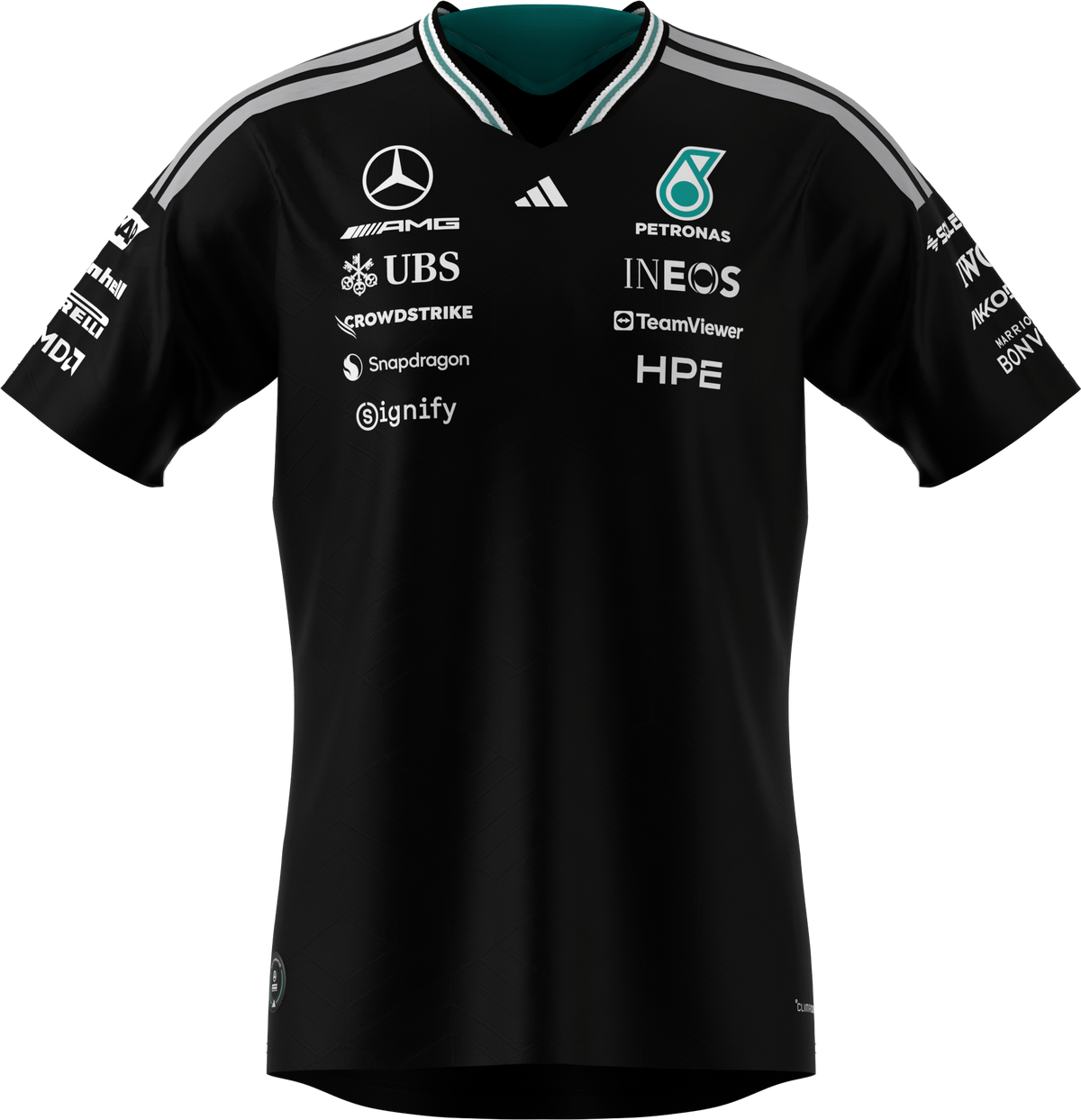 T-shirt homme, Pilote Authentic, Mercedes-AMG F1