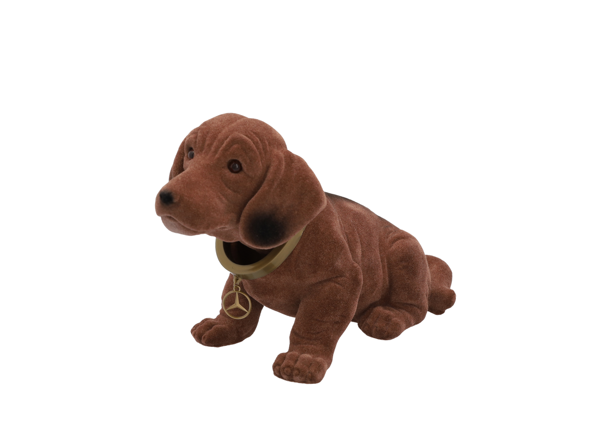 Chien à tête articulée